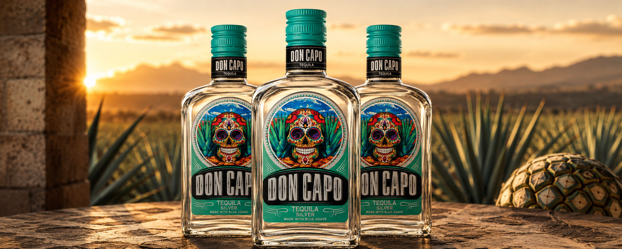 Etiquetas adhesivas para tequila con acabados de calidad