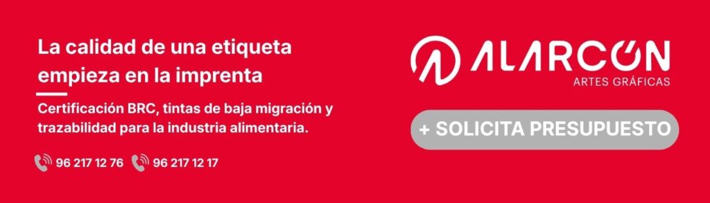 Gráficas Alarcón, imprenta especializada en etiquetas en bobina para alimentación